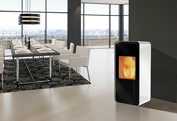 Edilkamin pelletofen Nea 8kw weiss